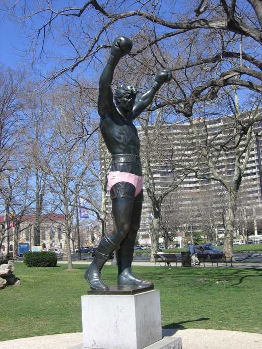 La statue de Rocky  Dtroit